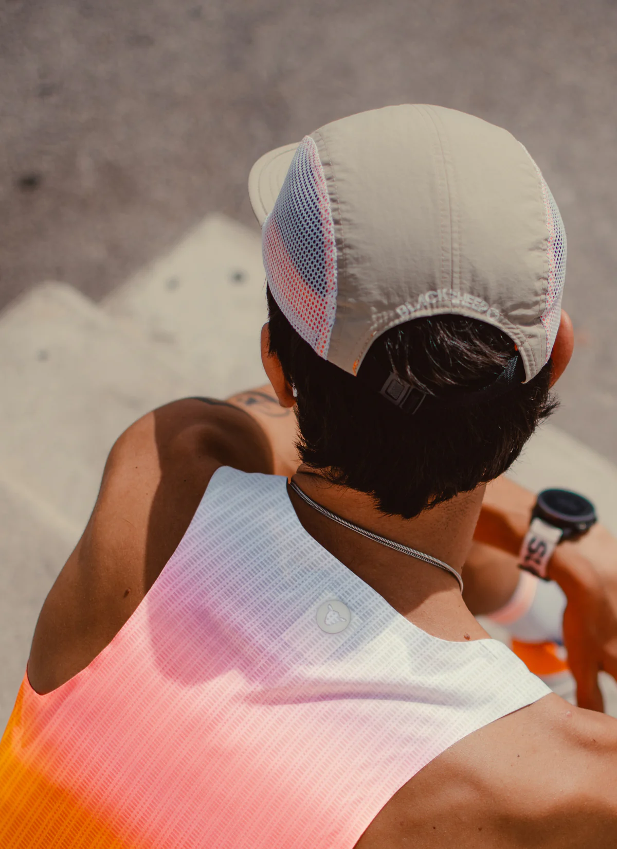 Men's FlyMesh Singlet - Flame - Image 4