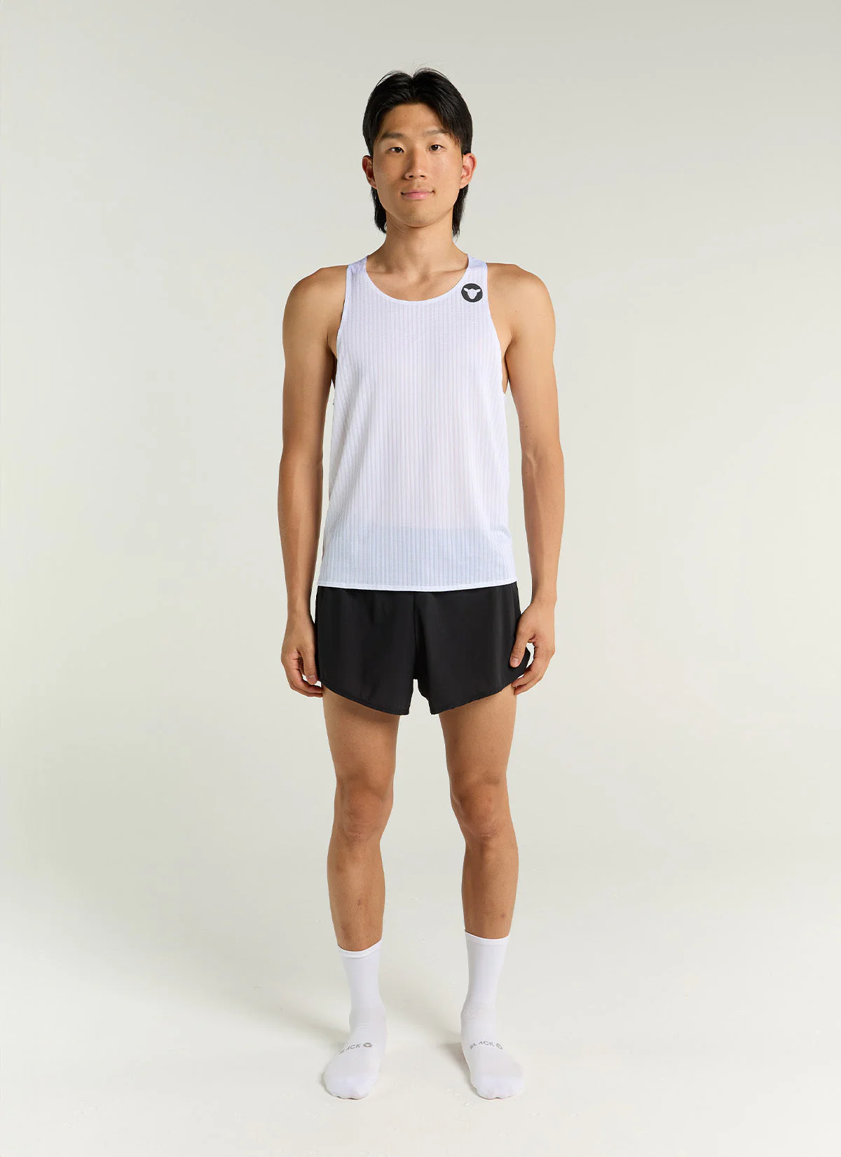 Men's FlyMesh Singlet - White Reflective - Image 3