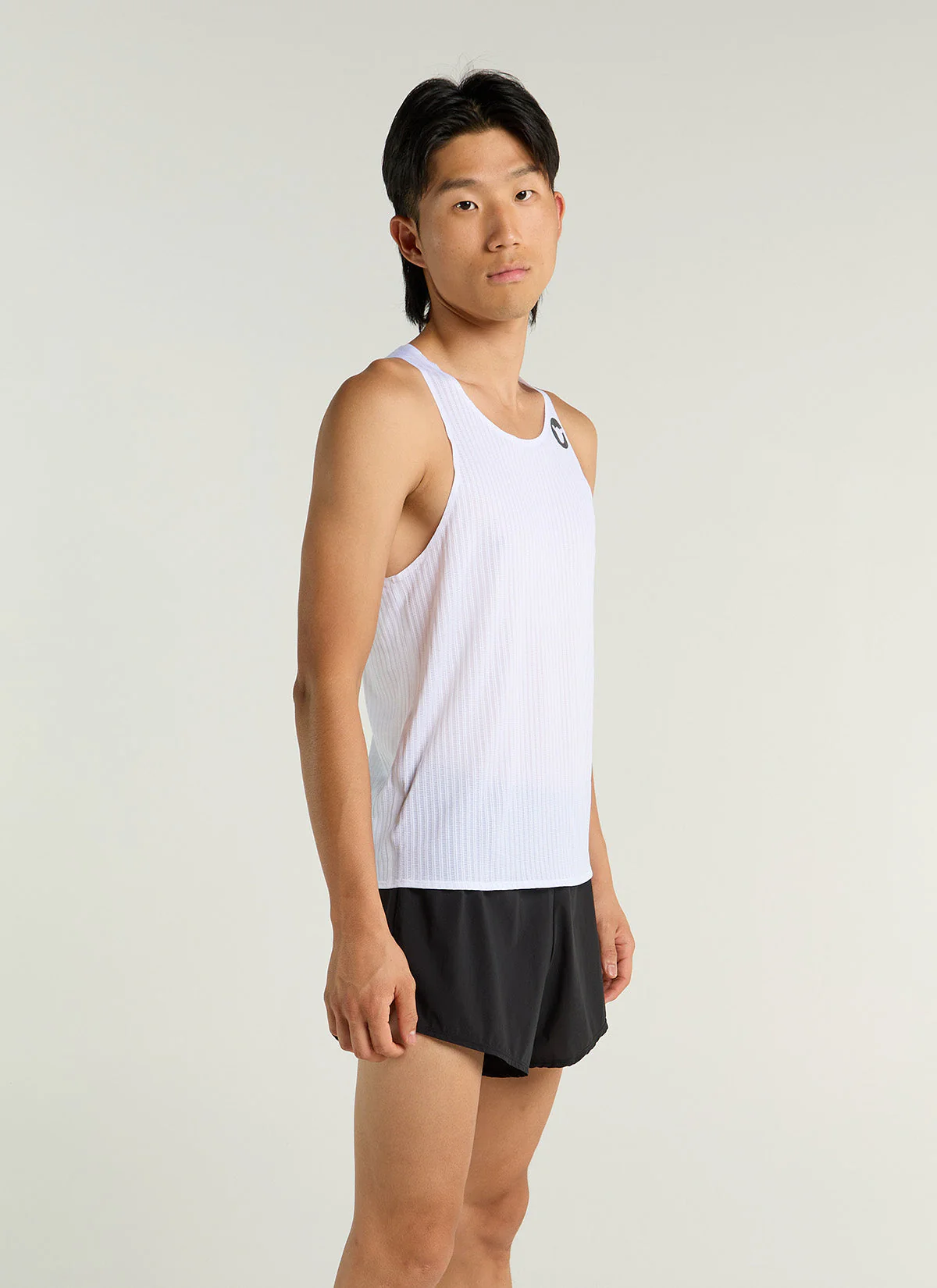 Men's FlyMesh Singlet - White Reflective - Image 4