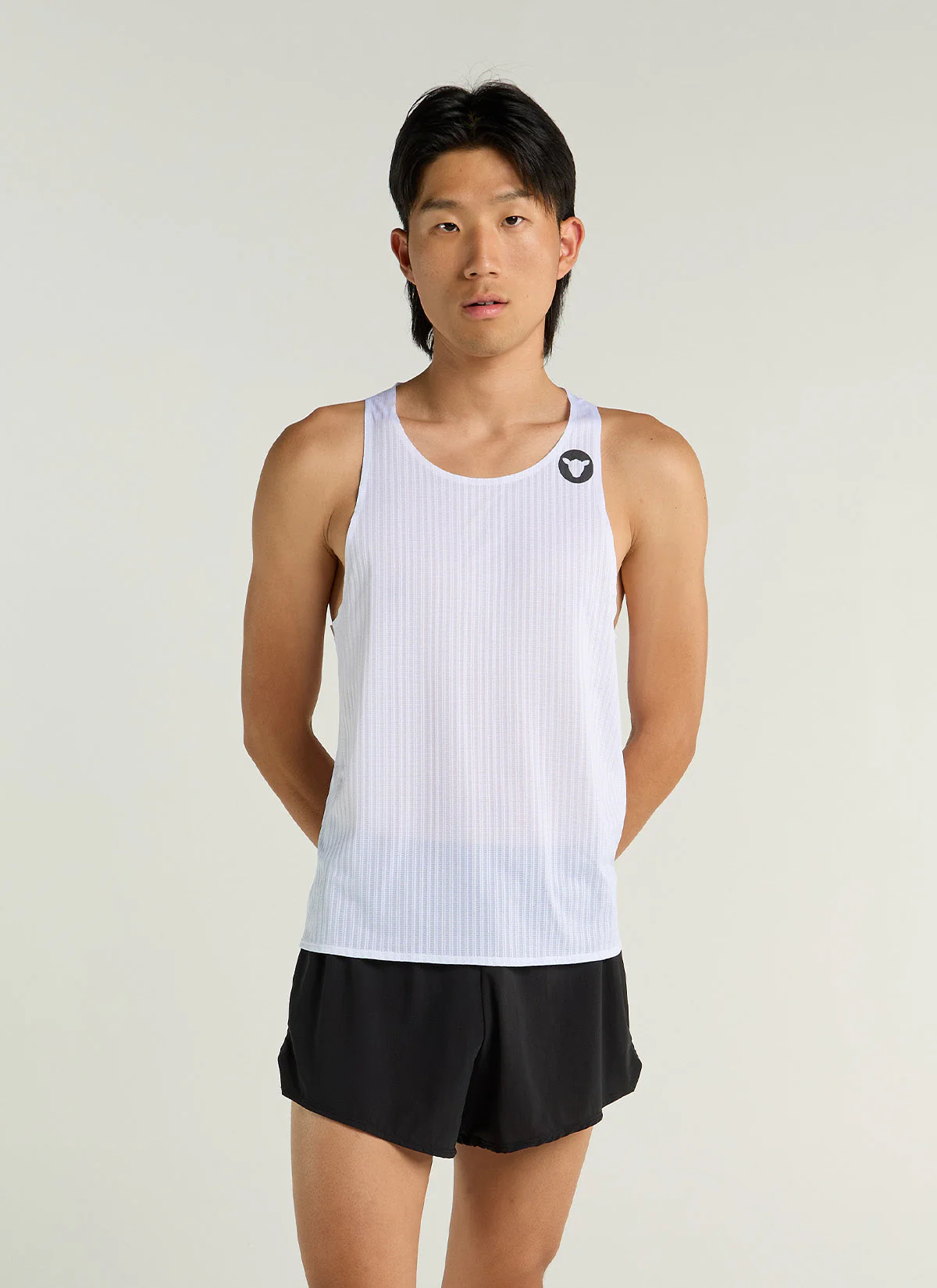 Men's FlyMesh Singlet - White Reflective - Image 5