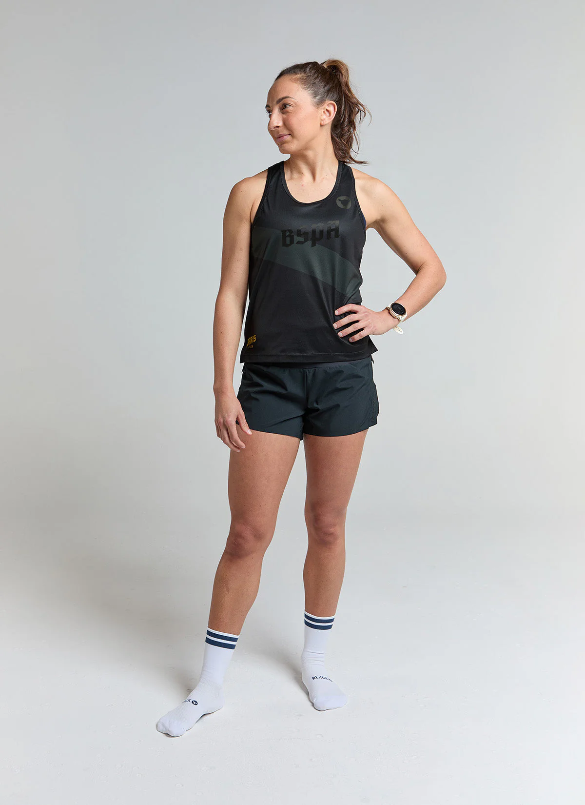 Women's Dry Singlet - Vintage Black - Image 3