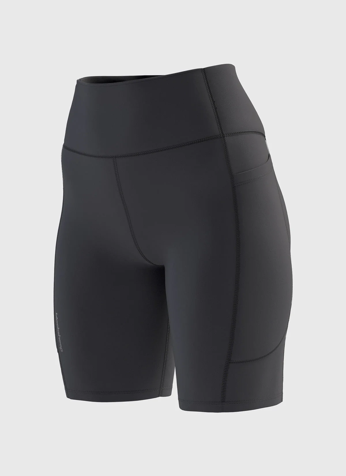 Women's Flex Half Tights - Black - Image 3